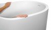 Aquatica True Ofuro Nano White Freestanding Solid Surface Bathtub DSF4729 (web)